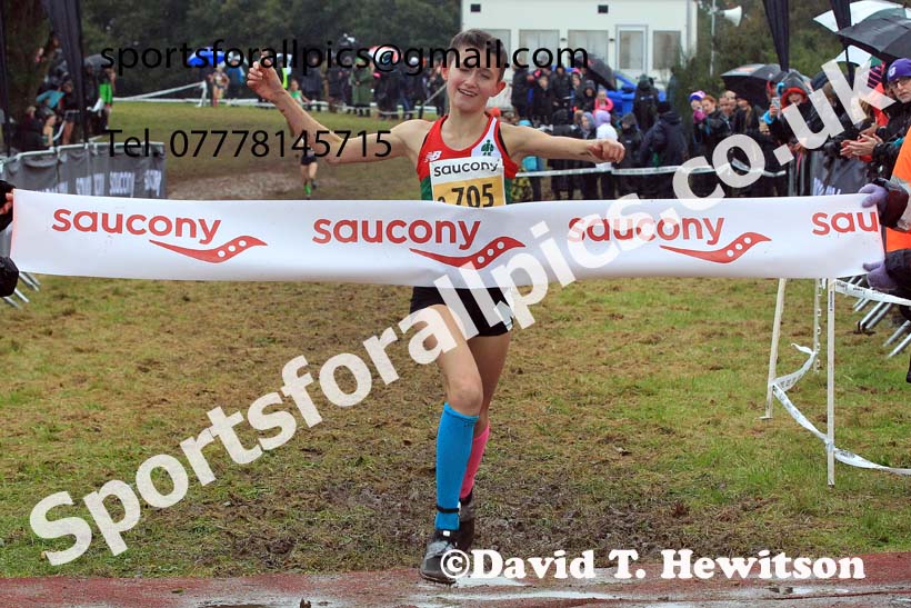 Girls Under-15s 2023 National Cross Country Relays, Berry Hill Park, Mansfield.  Photo: David T. Hewitson/Sports for All Pics